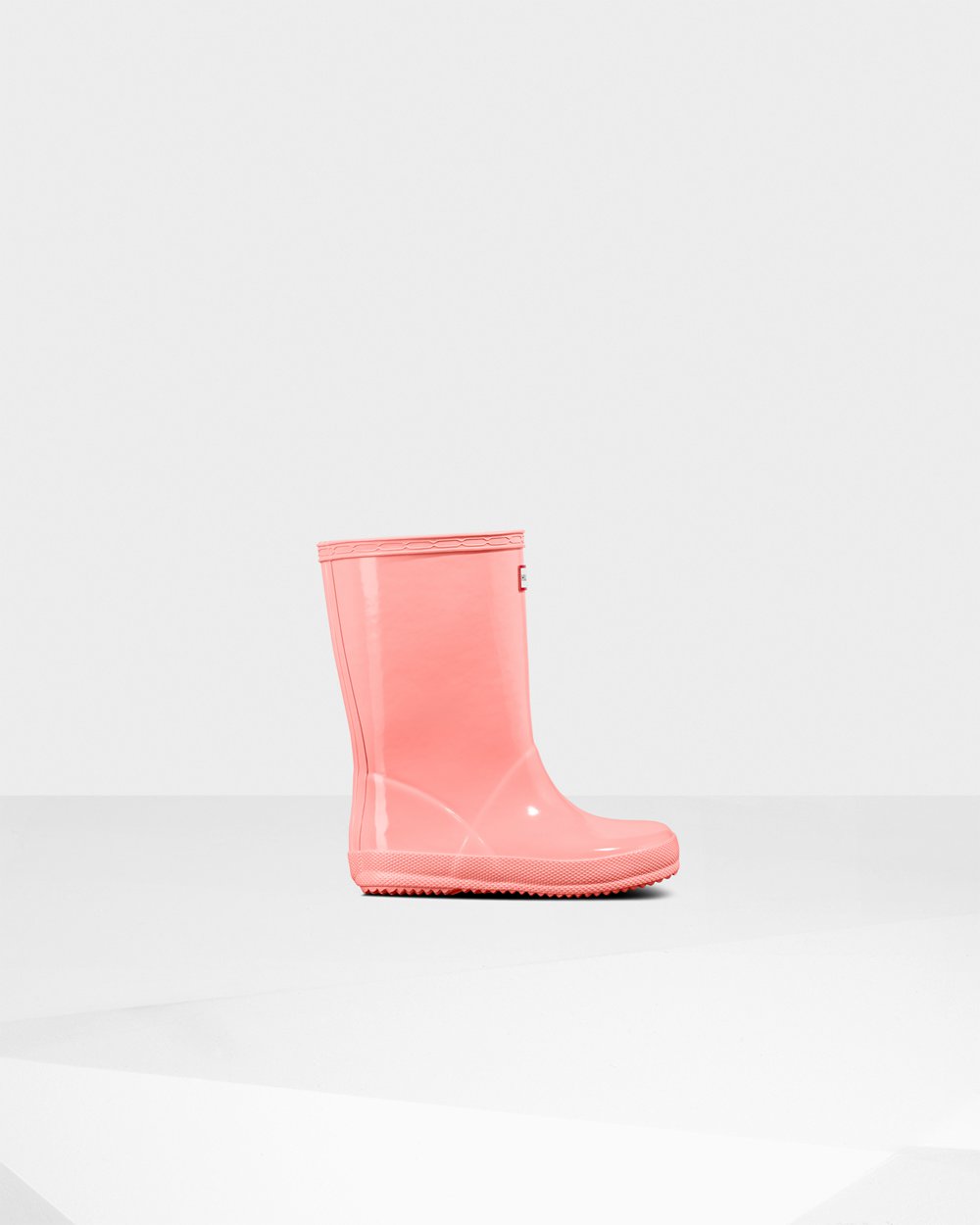 Galochas Hunter Criança Rosa - Original First Classic Gloss - 83TZYERPB